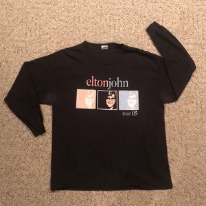 Elton John 2005 Tour Long Sleeve T-Shirt